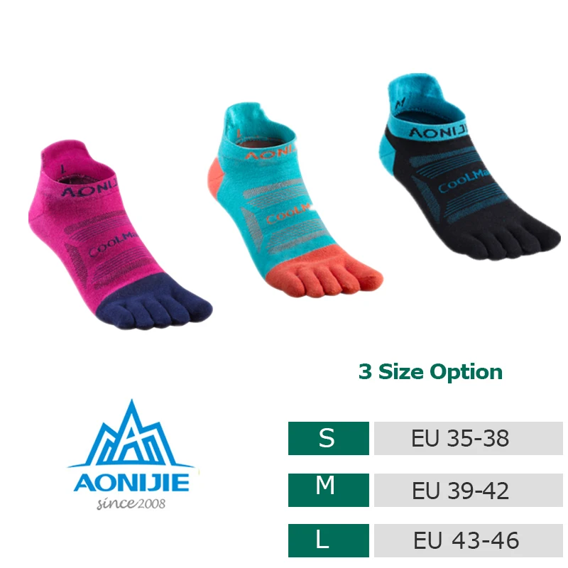 3 Pairs Toe Socks 2020 Run Lightweight No-show Five Fingers Running Soccer Basketball Yoga Sock Men Women Marathon Race |