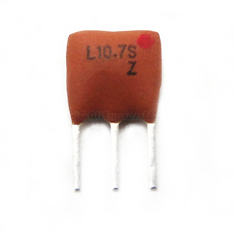 В наличии 10 шт. керамические резонаторы DIP-3 фильтры LT10.7M 3P 7 МГц ZTT10.7M ZTT10.7 DIP 100%
