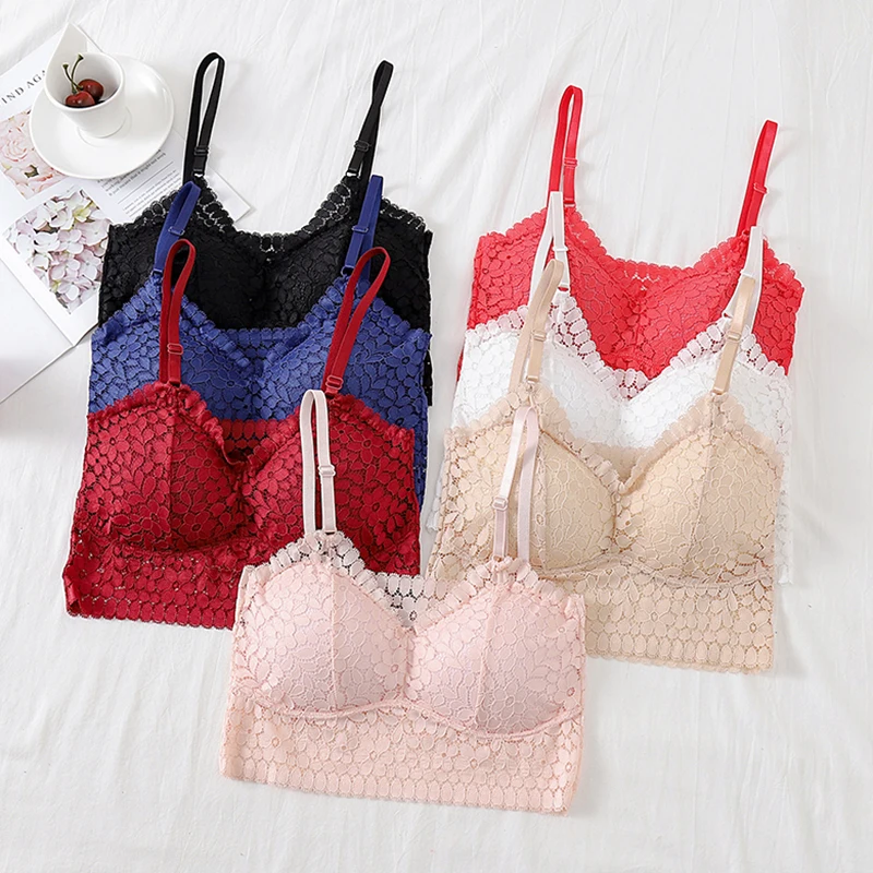 Бюстгальтер кружевной Женский без косточек цвет в ассортименте 2021|Топы| |