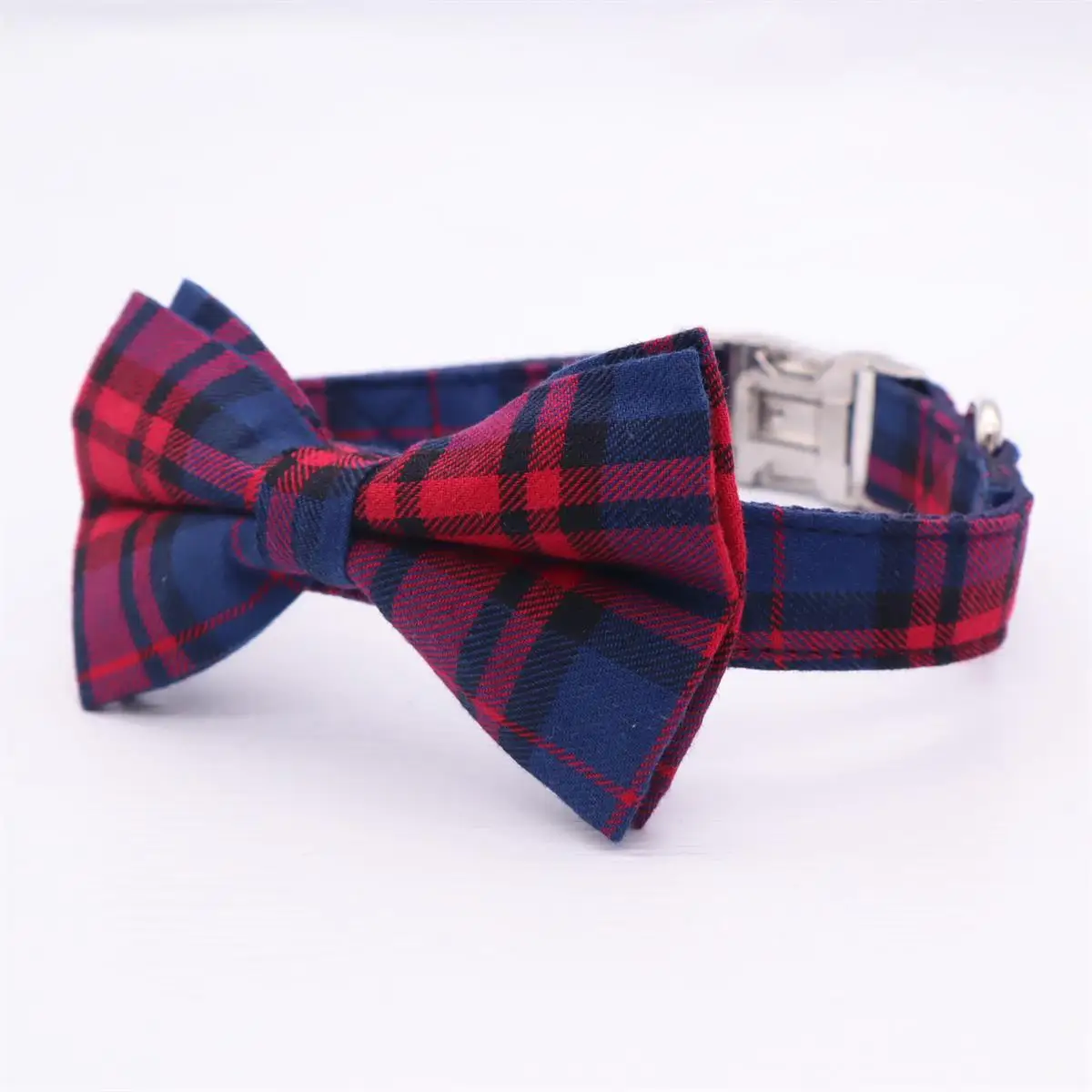Классический клетчатый галстук бабочка для собаки воротник девочки мальчик
