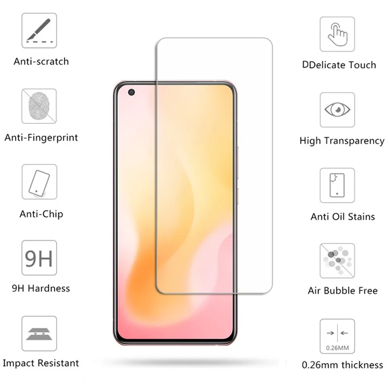 for vivo x50 glass for vivo x60 x50 y20 v20 y12s tempered glass screen protector camera lens film glass for vivo x50 protective free global shipping