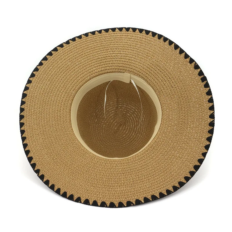 

straw hats women summer spring ribbon bowknot elegant sun hats big brim travel casual outdoor beach sun protective women hats