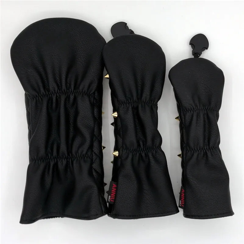 [Золотые заклепки] Премиум Чехлы Для Гольфа Драйвер для игры в гольф обложка