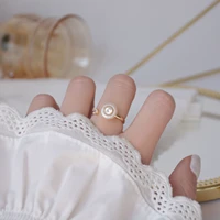 new earrings for women gold color plating chain shape ring wide for unisex vintage gothic chunky midi ring jewelry accessory