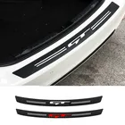 Наклейка на багажник бампера из углеродного волокна для Kia Rio 4 Forte Ceed Stinger Soul Cerato Sorento Picanto Stonic GT Sportage 2022 2021 2020