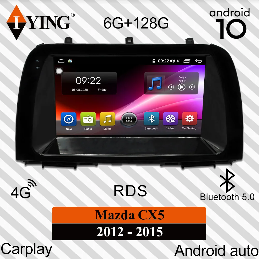 Автомагнитола IYING для Mazda CX5 2012 2015 мультимедийный видеоплеер навигатор GPS Carplay DSP 32EQ