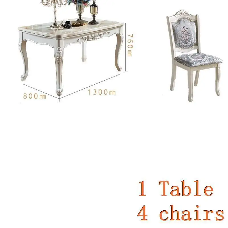 Masa Sandalye Sala De Jantar Esstisch Tafel Redonda Eettafel Tisch обеденный набор европейский стол