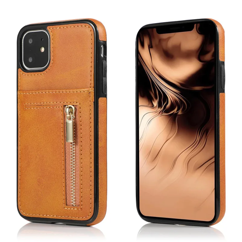 Роскошный кожаный чехол-кошелек для телефона Iphone XR Xs Max всесторонний