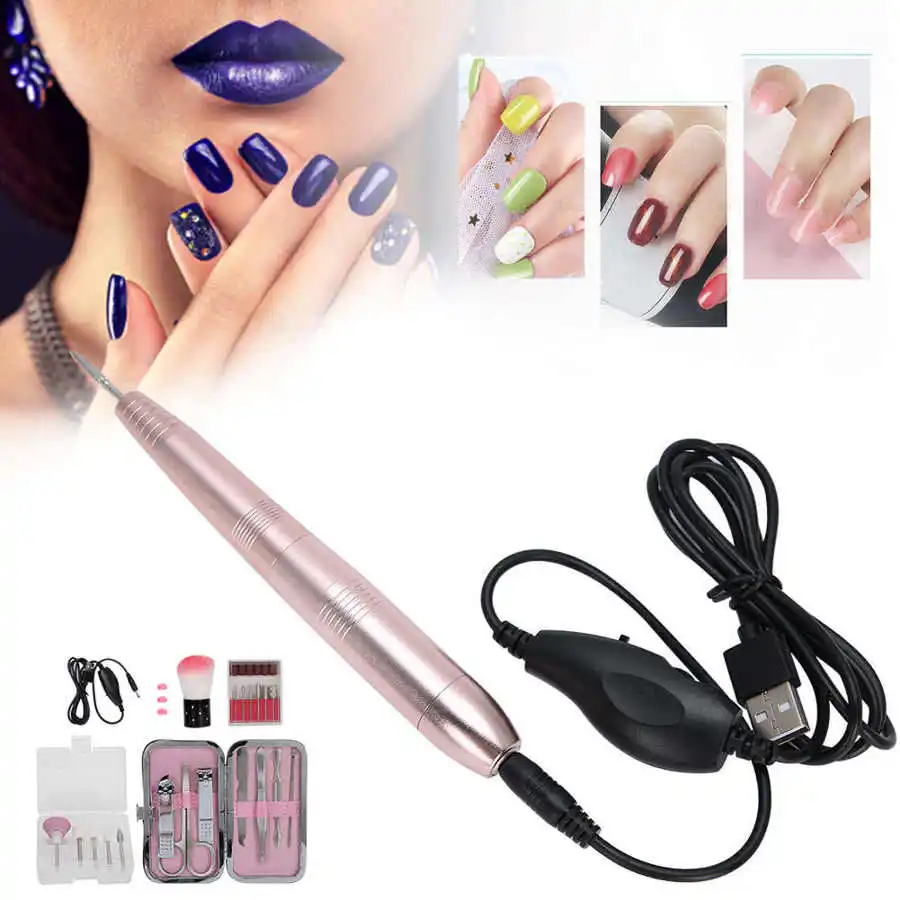 Лампа для ногтей 19000 об/мин Многофункциональная портативная электрическая дрель
