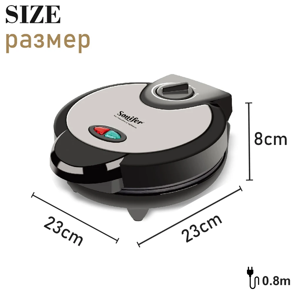 

Electric Ice Cream Maker Waffle Maker Cooking Kitchen Appliances Bubble Egg Cake Oven Breakfast Machine Pot Iron Baking Sonifer