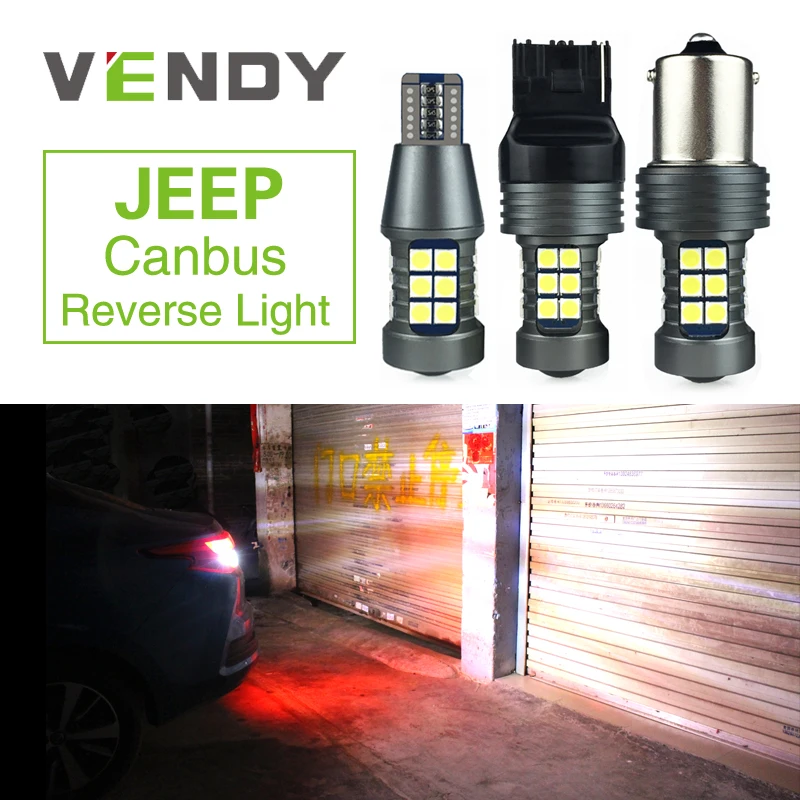 2x W16W 921 T15 W21W 7440 Canbus светодиодный автомобильная лампа заднего хода для JEEP Cherokee Compass
