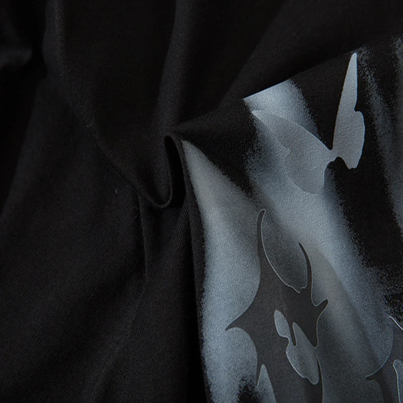 

ELKMU Mens Oversize T-shirt Summer Short Sleeve Tshirt Fashion Streetwear Harajuku Tops Tees Male Shirts Cotton Loose HE817