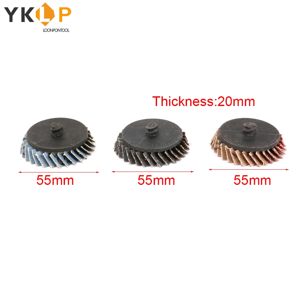 Абразивный откидной диск типа R Roloc 5 шт. 2 дюйма 60 # шлифовальный с резьбовым