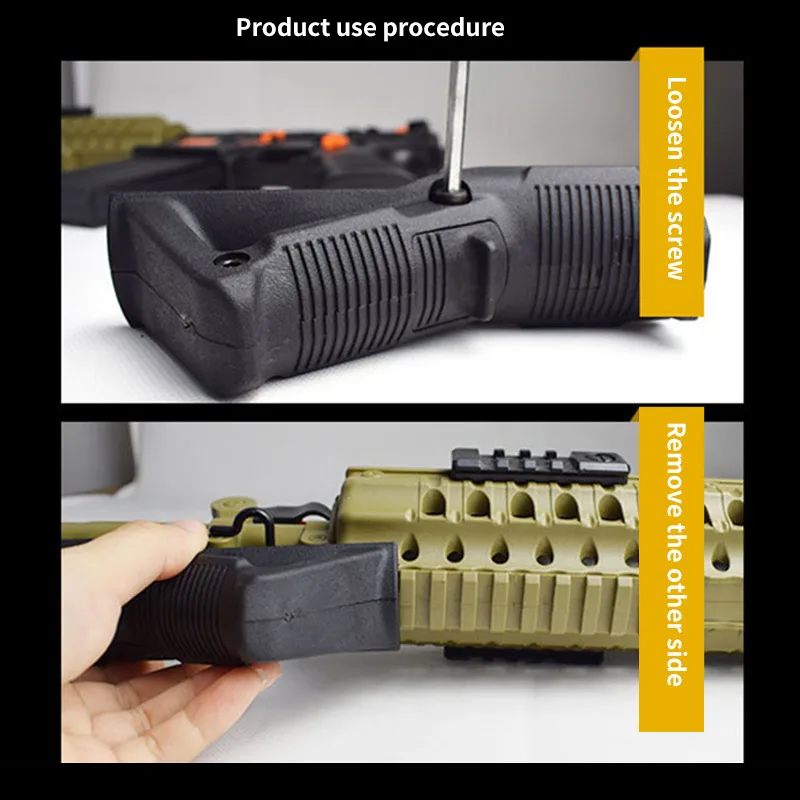 Airsoft Передняя ручка высокое качество экологически чистый антикоррозийный легкий страйкбол аксессуары для пистолета тактический пистолет Передняя рукоятка