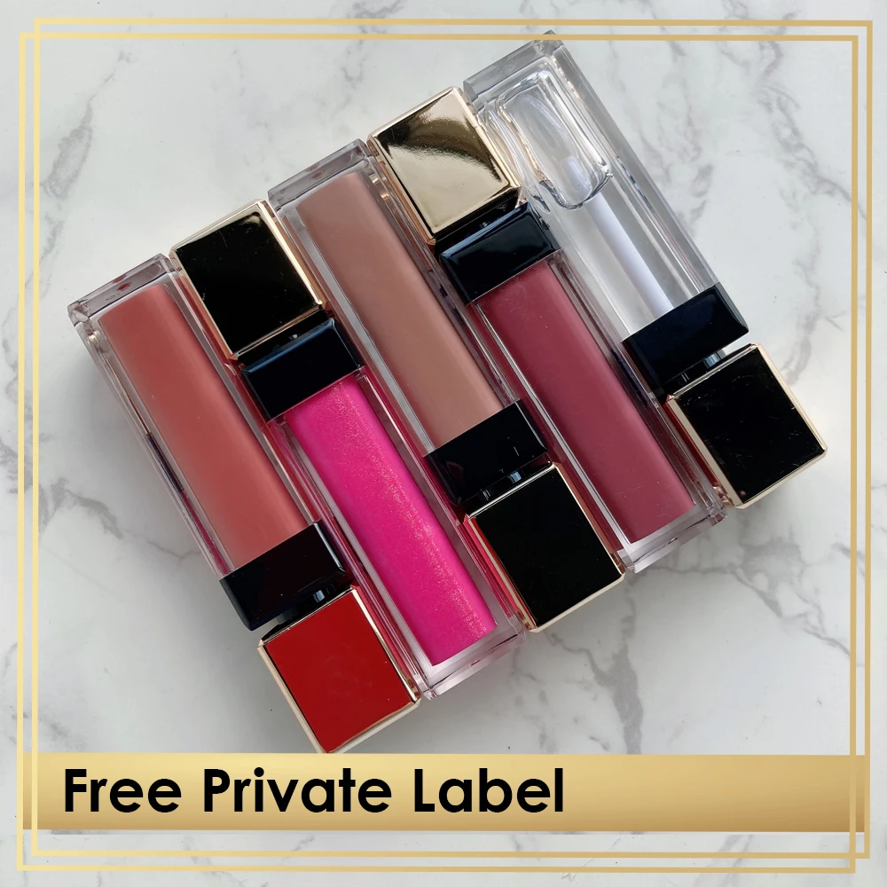 Customized Logo Lip Gloss Pre-filled Wholesale Makeup Business Bulk Private Label Matte Lipstick Long Lasting on Tubes&Boxes