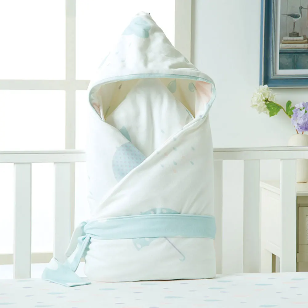 

0-3 Year Cute Baby Blankets Newborn Detachable Sleeping Bag Cotton Baby Wrap Swaddle Sack Quilt Spring Swaddling Blanket 85*85Cm