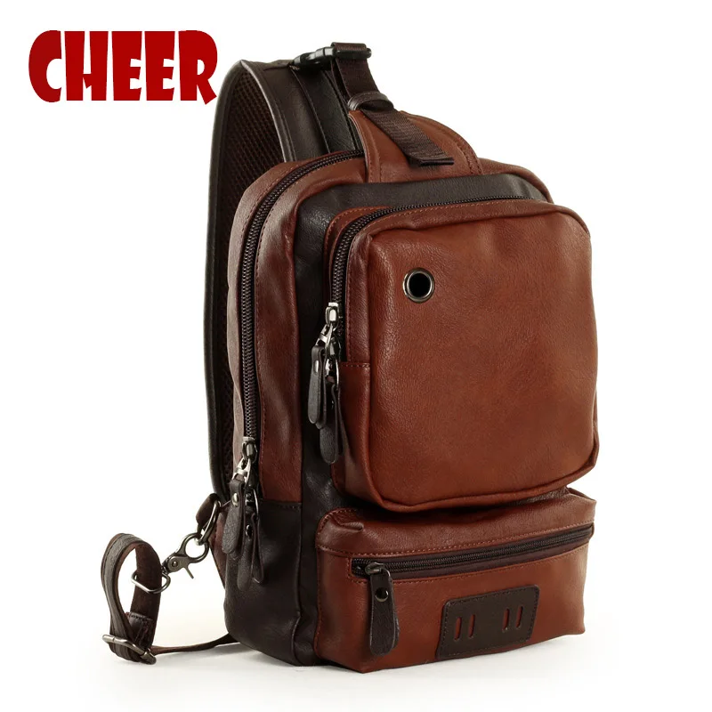 

2020 Новая модная мужская сумка-мессенджер из искусственной кожи Портфолио для школы для подростков, мужские дорожные сумки, высокое качеств...