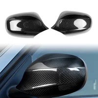 1Pair Car Door Rearview Side Mirror Cap Covers Real Carbon Fiber Decoration For BMW E90 E91 325i 330i 328i 2009 2010 2011 2012