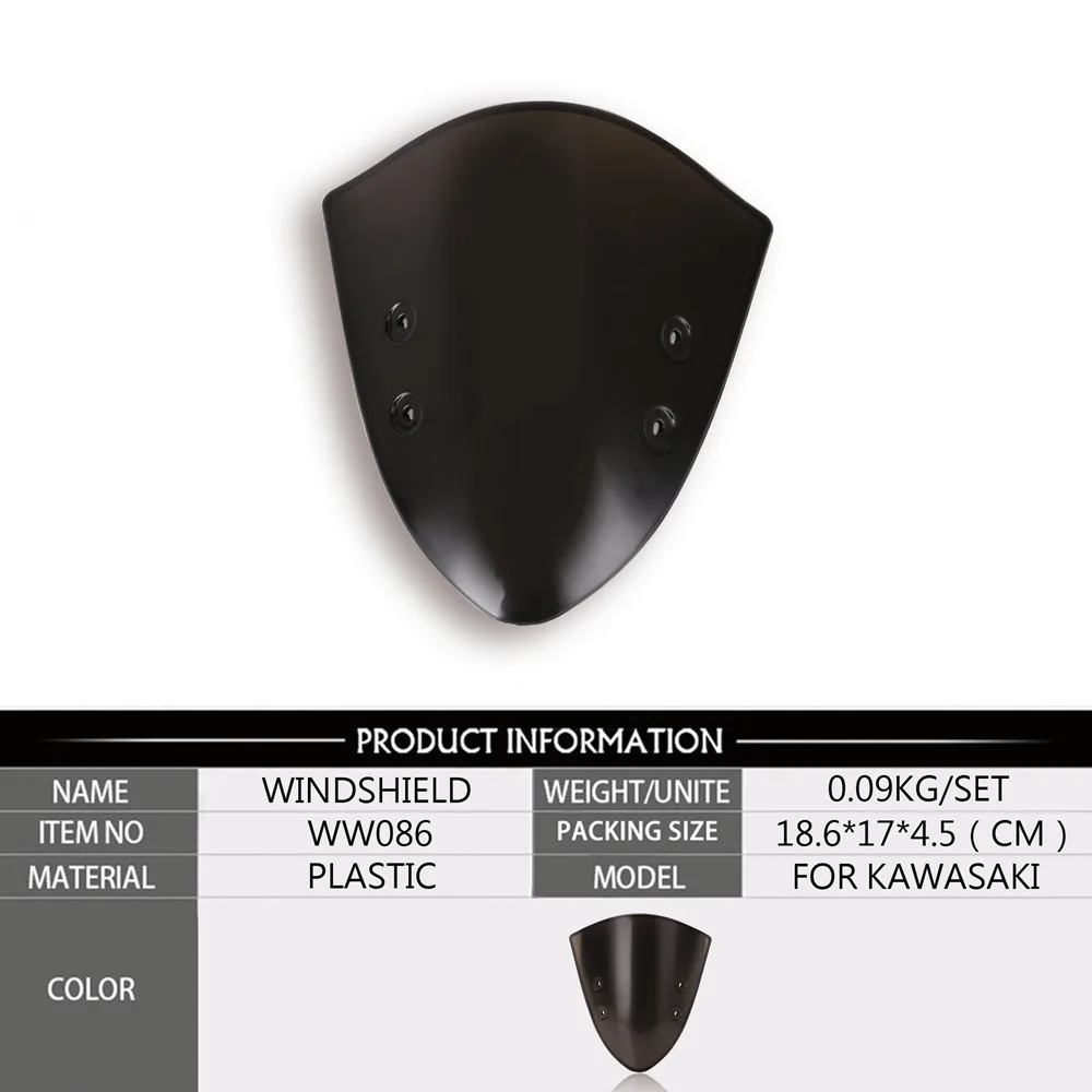

Suitable for Kawasaki er-6n ninja650 er6n 2012-14 motorcycle refitting accessories motorcycle windshield deflector super quality