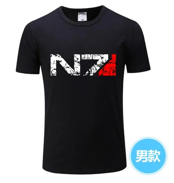 2020 брендовые игры N7 Mass Effect 3 Футболка мужская система искусственная эмблема