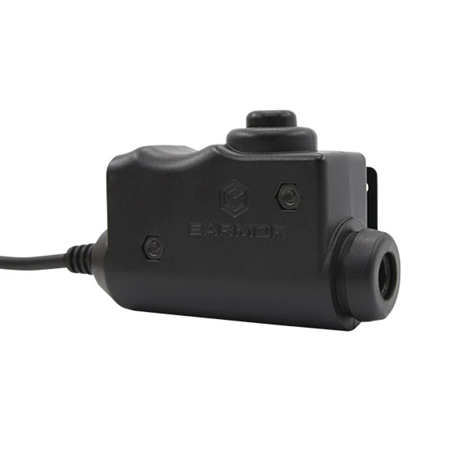 EARMOR M32 MOD3 тактическая гарнитура с креплением на голову и M52 PTT один комплект