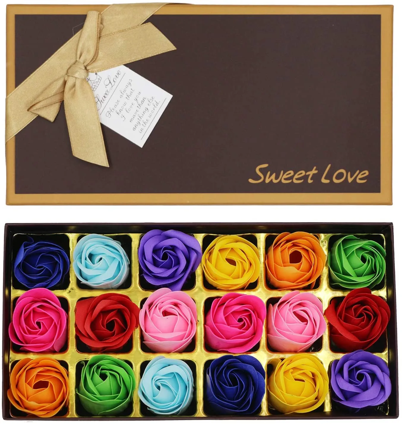 Подарочные коробки для девочек с розовыми цветами 18 видов мыла ванны лепестками