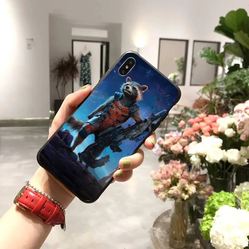 Чехол для телефона PENGHUWAN с изображением Милого Животного енота iPhone 11 pro XS MAX 8 7 6 6S