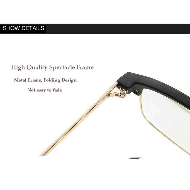 

Metal Half Frame Reading Glasses Women Men Anti Fatigue For Parents Magnifying Presbyopia Eyeglasses+1.0 1.5 2.0 2.5 3.0 3.5 4.0