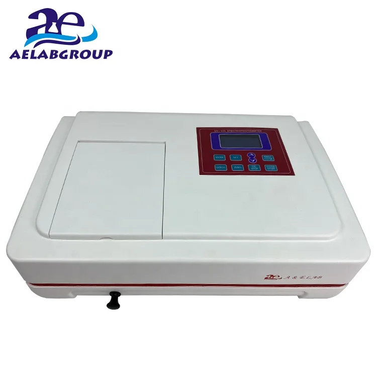 

AELAB ISO CE Cheap Price Of Digital Single Beam LED UV VIS Spectrophotometer Price