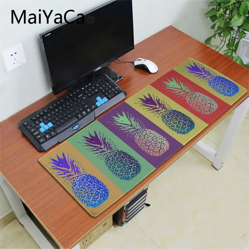 Резиновый коврик для мыши Maiyaca с ананасовым узором большая акция игровой в