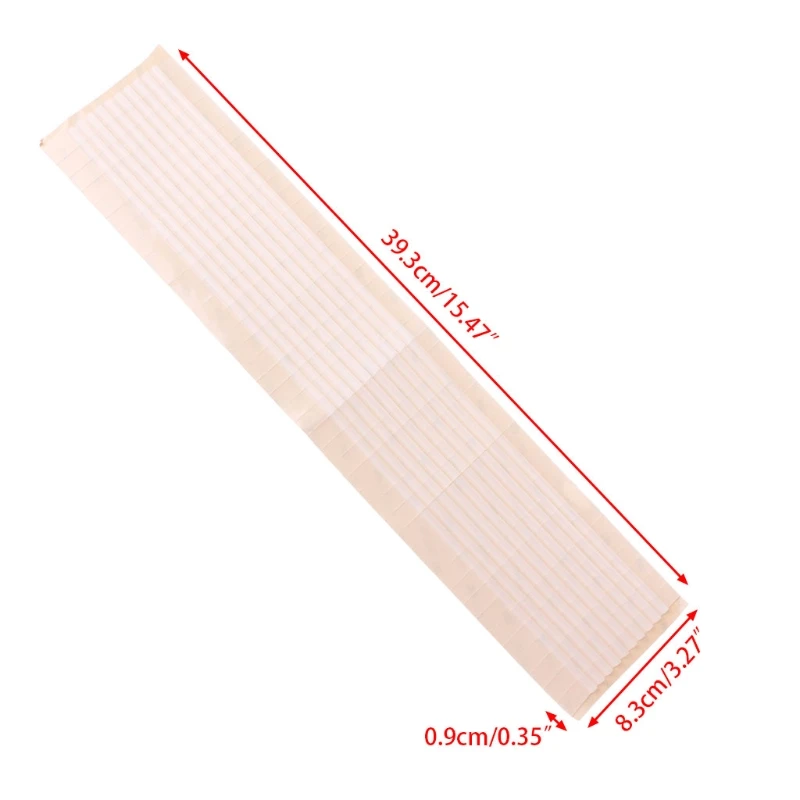 

J2FB 40Pcs Silicone Clothes Hangers Anti Slip Strip Clothes Rack Pad With 10 Pikes