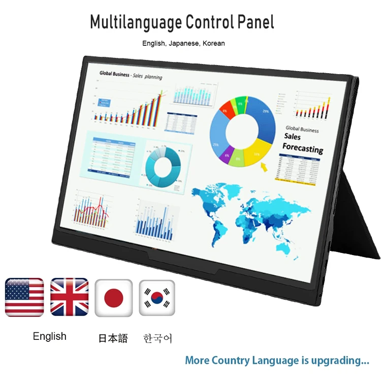 

13.3 inch 3840x2160 Ultra Thin Display Portable Monitor pc Full HD LCD 4K HDMI IPS Screen gaming Monitor for PS4 Windows 7 8 10