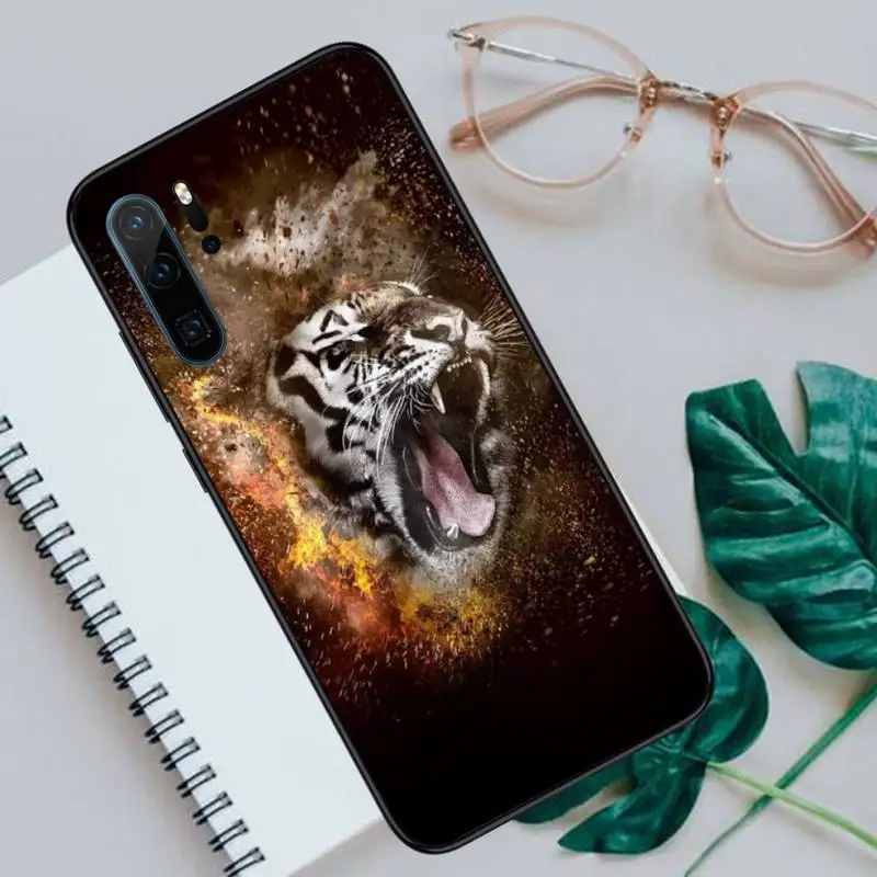 

Fashion Tiger Leopard Phone Case For Huawei P40 P20 P30 lite Pro P Smart 2019 Mate 40 20 10 Lite Pro Nova 5t