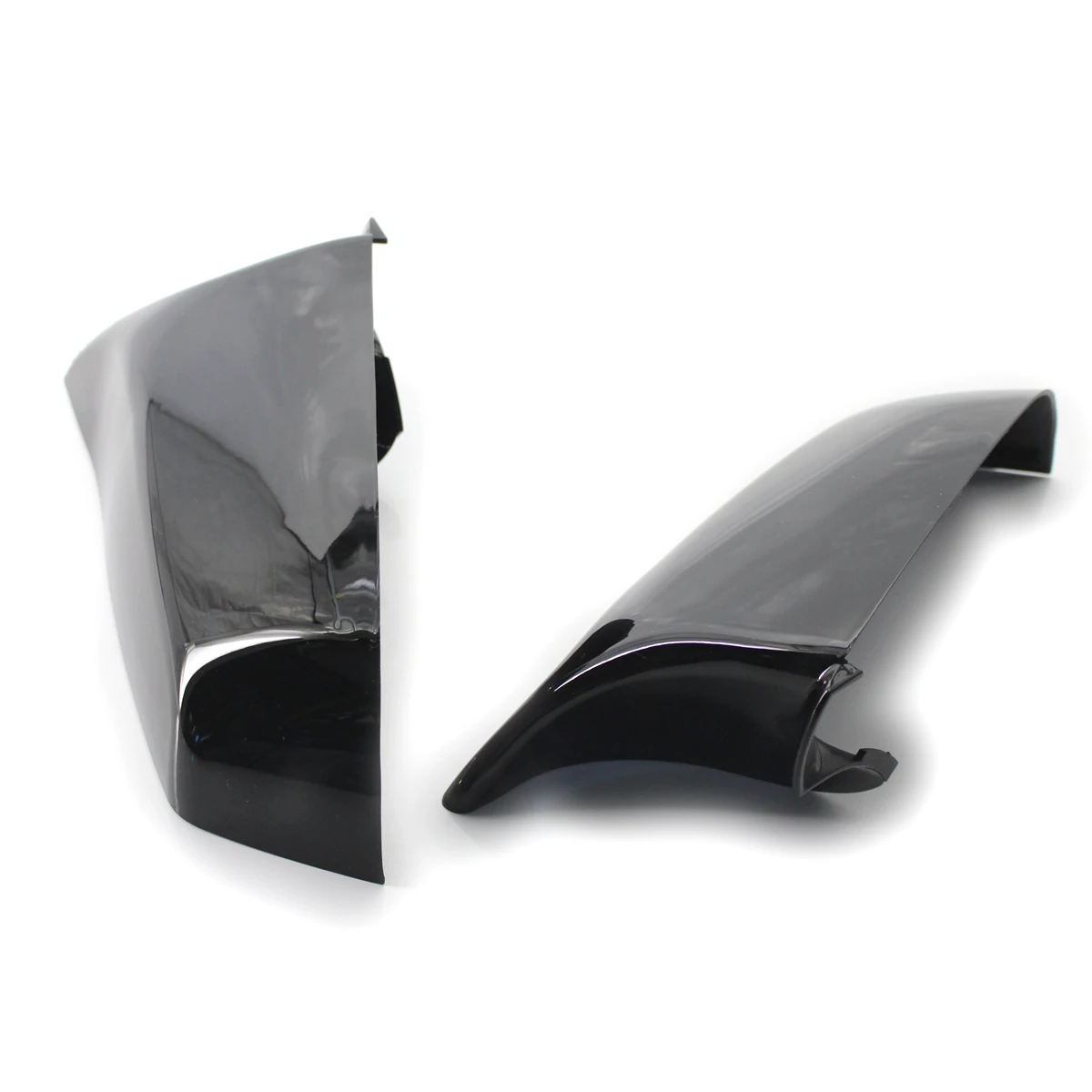 Чехол для зеркала заднего вида углеродное волокно яркий черный BMW 5 6 7 серии E60 F10 F11