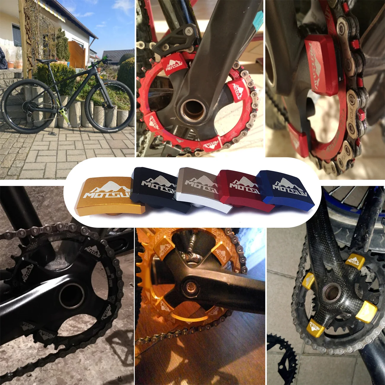 

1pc Square Crank Bolts Bike Chain Wheel Screws Road Mountain Bike Disc Screws for Crankset Chainring Refit Kit Bicycle Parts