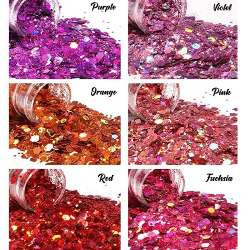 

12 Colors Resin Casting Mold Glitters Sequains Pigment Large Kit Jewelry Making