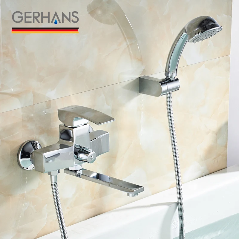 GERHANS Faucet K13014 Смеситель для ванны Цвет: Хром|Смесители ванны| |