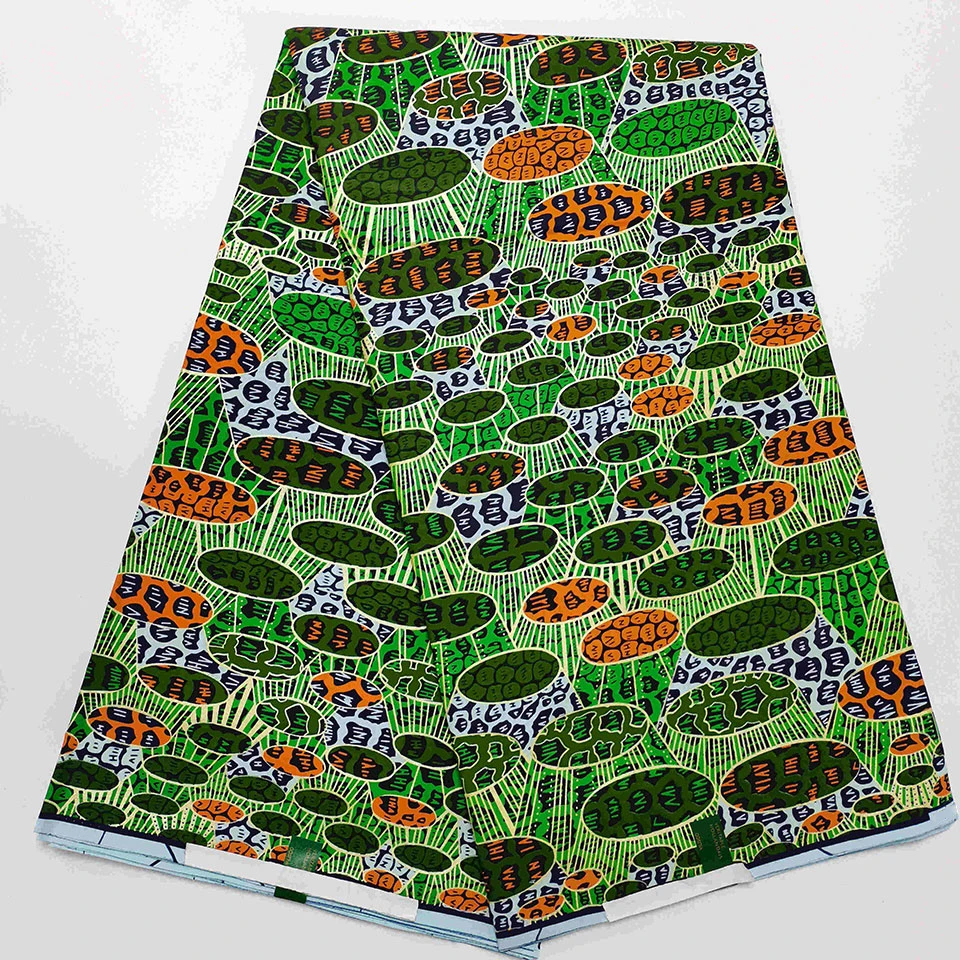 

6 Yards Mitex Wax Print/ African Fabrics Kitenge/Pagnes/Tissues Africain/ Lapa/Chitenge HS-58