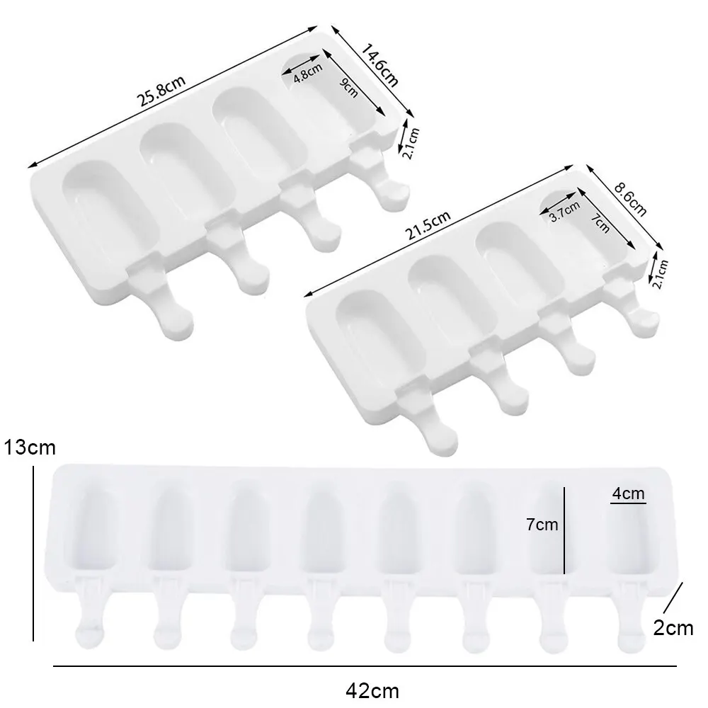 4 сетки в форме эллипса мороженое режим бытовой сделать ледяные кубики льда