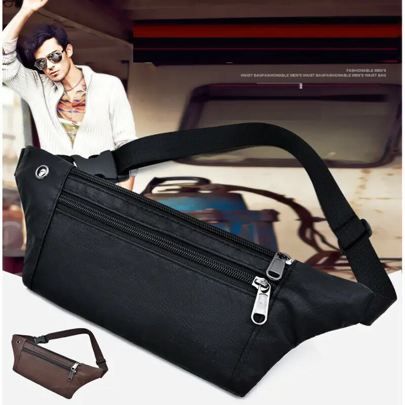Винтажная поясная сумка из искусственной кожи для мужчин и женщин забавная