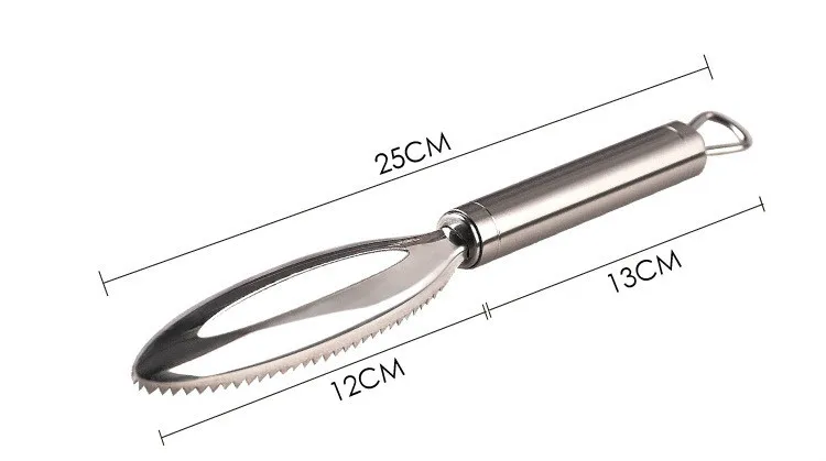 

304 Stainless Steel Fish Scale Remover Fish Scale Scraper Brush Fish Scale Grater Kichen Accessories Kitchen Gadget