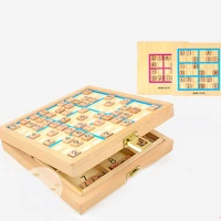 2020 best sale children sudoku chess beech international checkers folding game table toy gift learning education puzzle toy