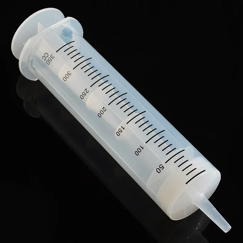 

350ml Large Capacity Disposable Syringe Measuring Syringe Practical Feeding Inlet Pump Oil Accessories