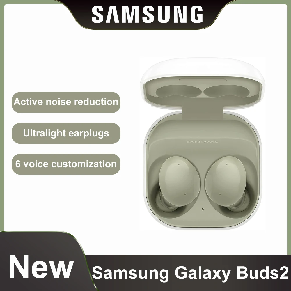 

New Samsung Galaxy Buds 2 Wireless Headphones Earbud Noise Cancelling Ambient Sound Bluetooth Earphones For Samsung S21 Ultra