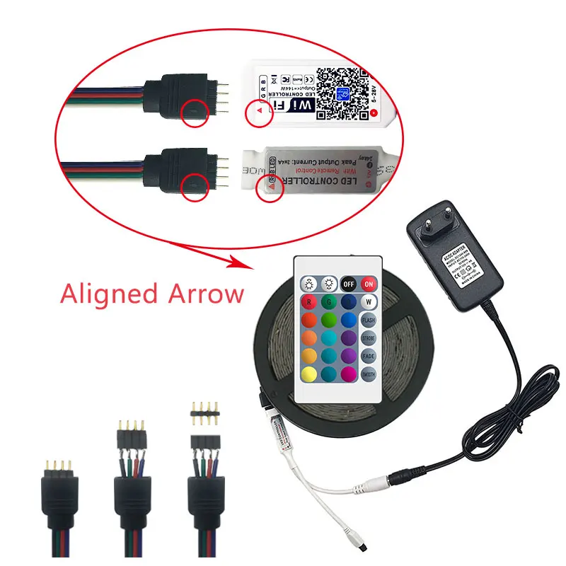 Фото RGB СВЕТОДИОДНАЯ лента SMD 2835 5 м Водонепроницаемая DC12V Светодиодная Диодная гибкая RGB СВЕТОДИОДНАЯ лента SMD 2835 5 м Водонепроницаемая DC12V Светодиодная Диодная гибкая