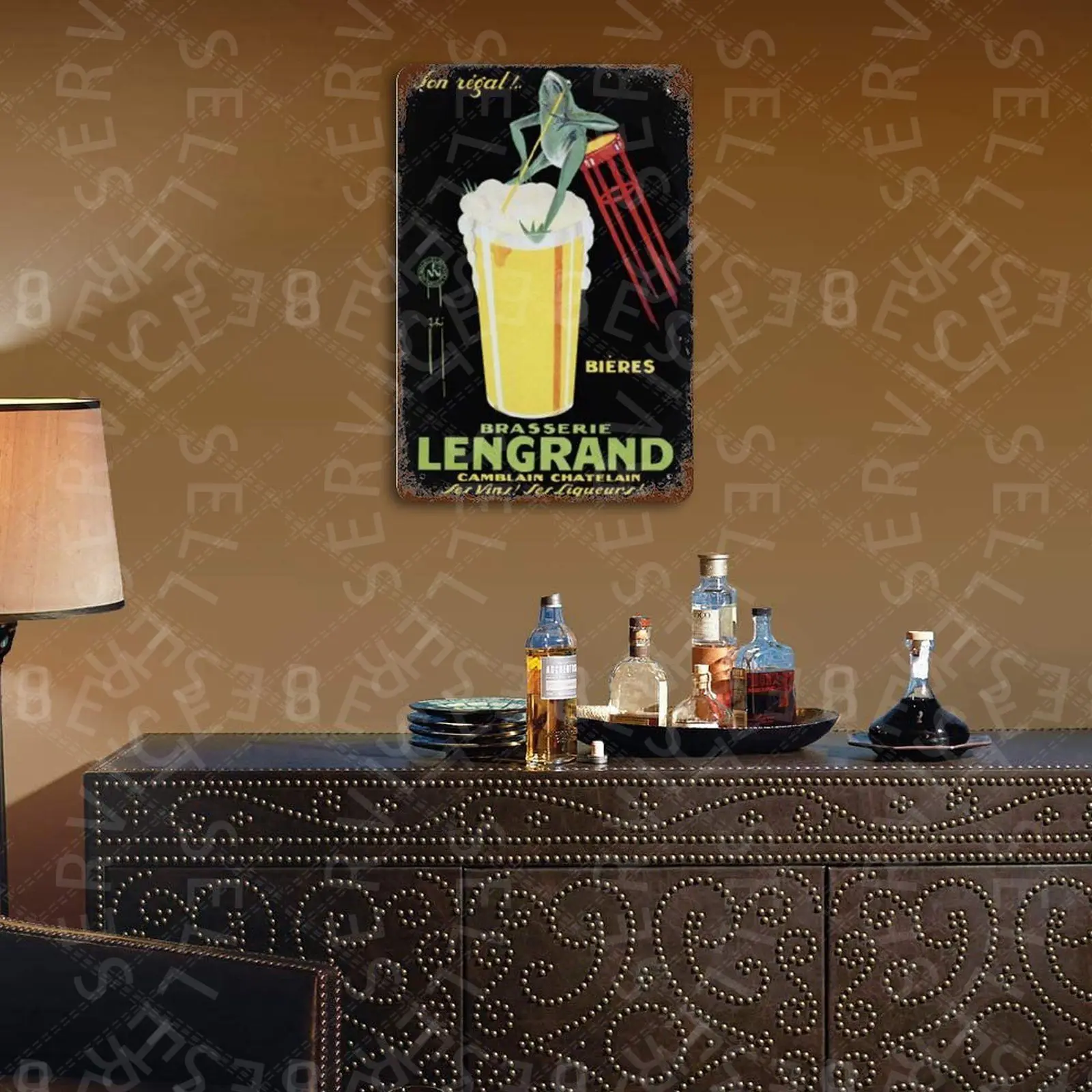 

Cocktail Tin Signs Retro Plaque Home Decor Wall Sticker Iron Art Poster Plates 20x30cm