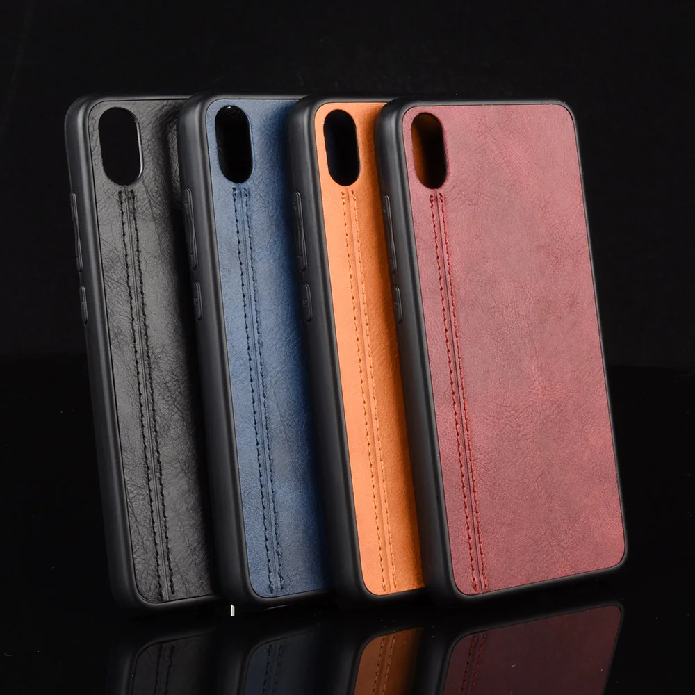 Чехол с текстурой ковбоя для Xiaomi Redmi 7A чехол кожаный узором защитная задняя