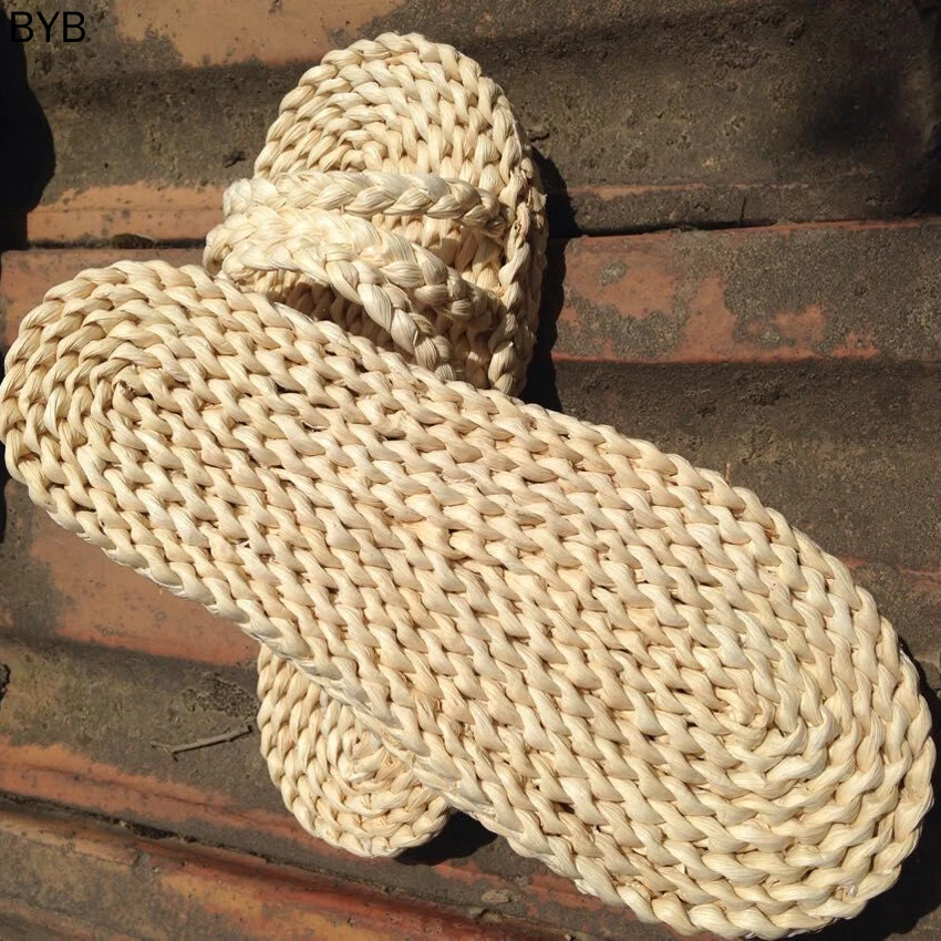 Ручная работа Японская традиционная обувь в китайском стиле Женские соломенные