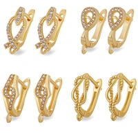hot sale earring hooks accessories jewelry earrings making diy handmade women tassel crystal earrings christmas gift wholesale