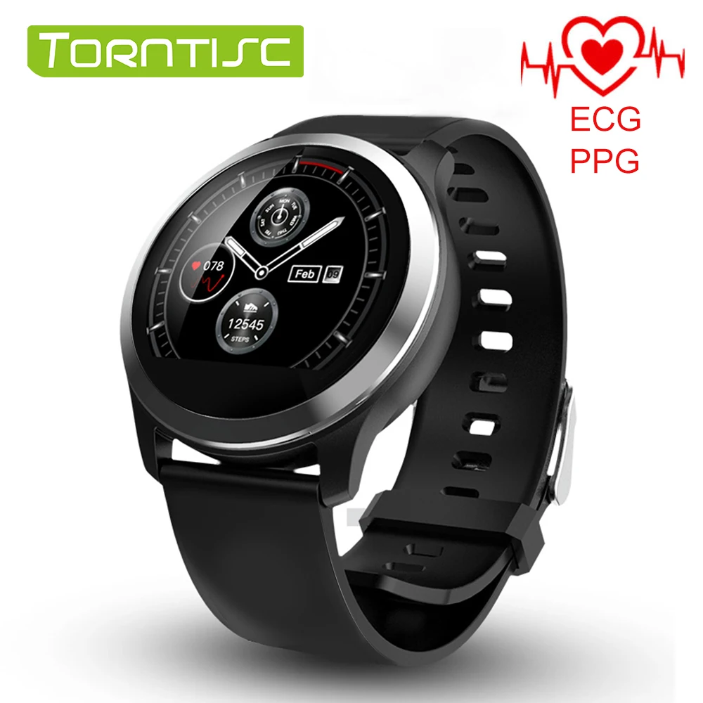 Torntisc Z03 Смарт-часы мужские ECG PPG пульсометр кровяное давление поделиться данными в реальном времени с семьями Smartwatch водонепроницаемый IP68
